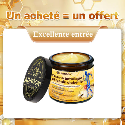 ADNOON®  Crème de guérison des os et de soulagement de la douleur au Botox et venin d'abeille