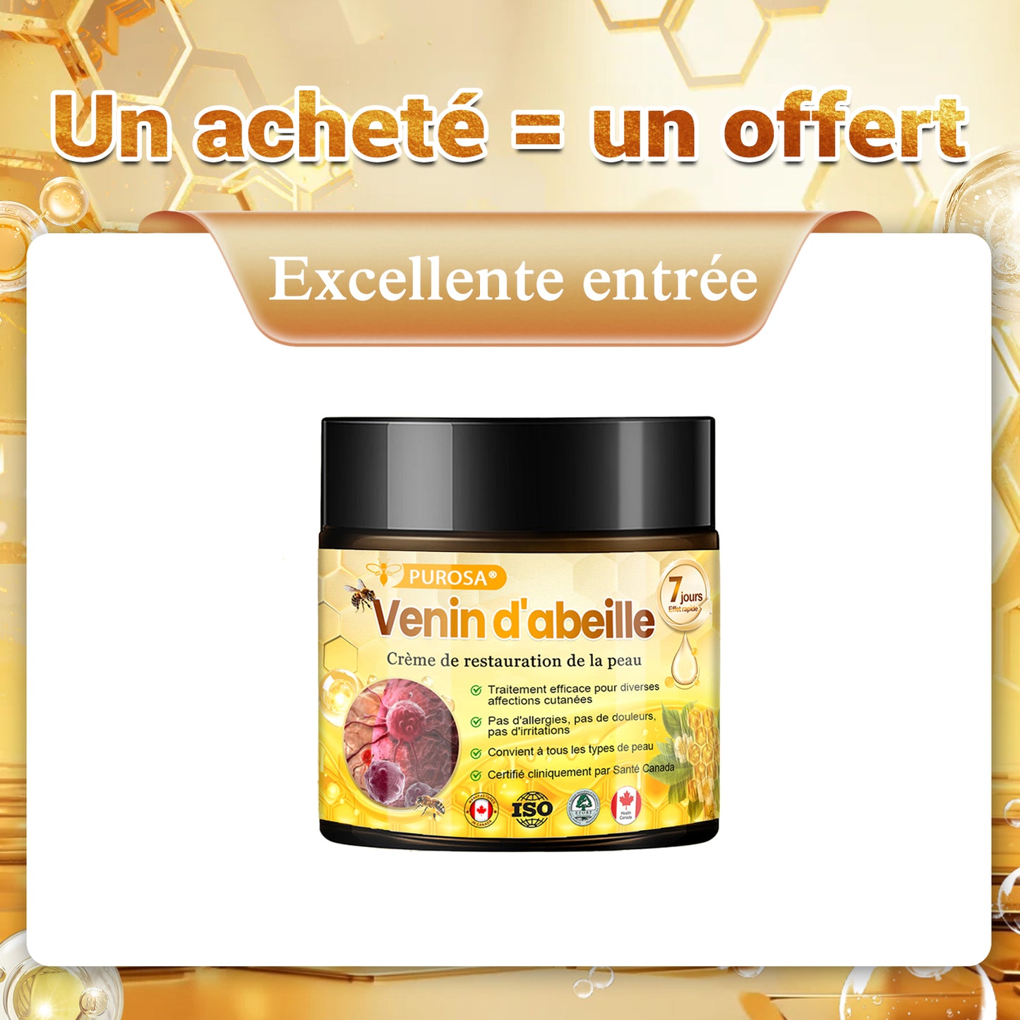 Limité à 10 pots seulement !🌟PUROSA®—Rabais exclusif de 30 %,retrouvez l’éclat jeunesse de votre peau en seulement 1 à 3 semaines!Une offre rare—elle ne reviendra pas avant l’an prochain,ne la manquez pas!💰Garantie de remboursement de 180 jours